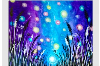 Paint Nite: Colourful Fireflies in the Galaxy